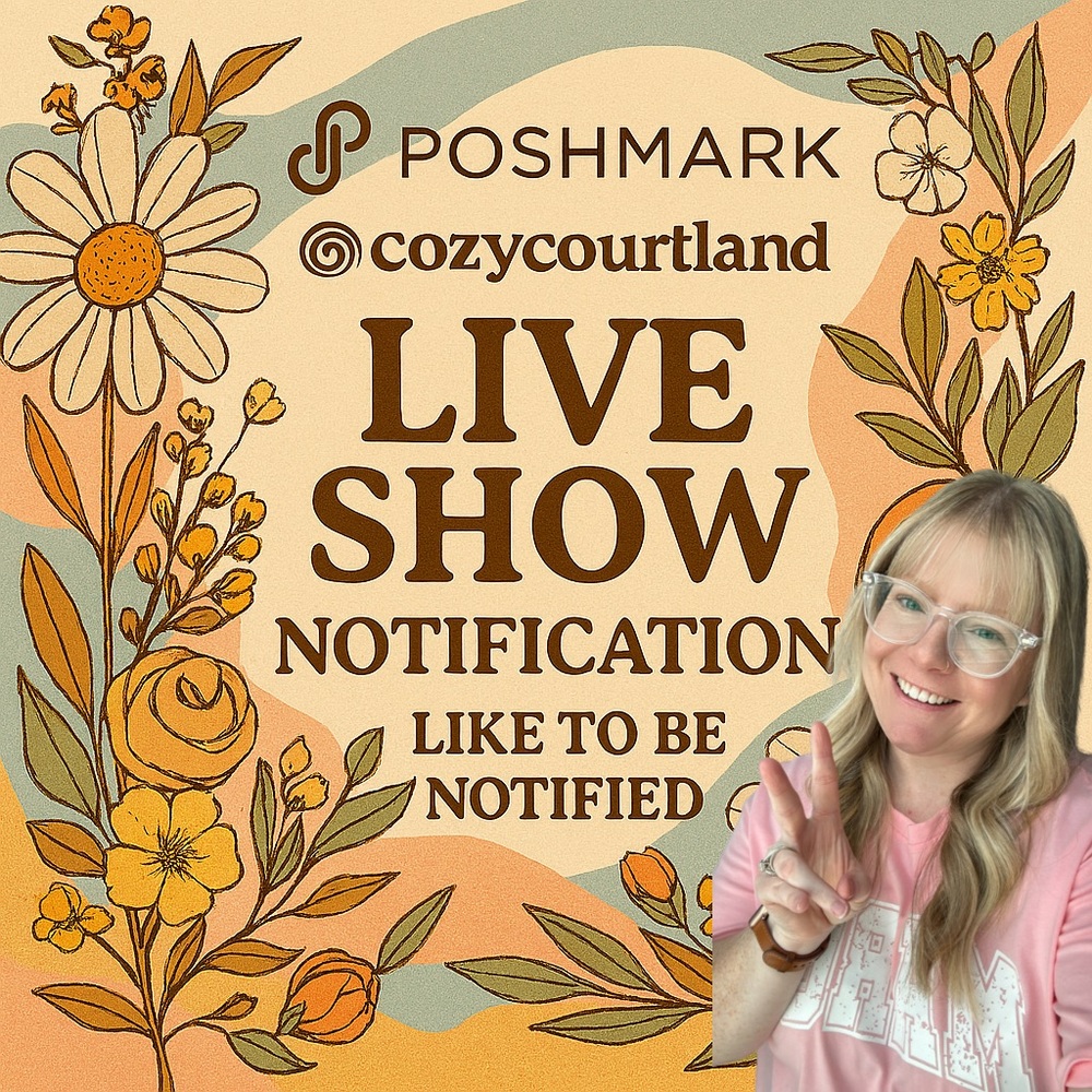 COZYCOURTLAND IS LIVE! JOIN COURTNEY NOW! 🩷✌🏻🫶🏻 - Picture 1 of 10